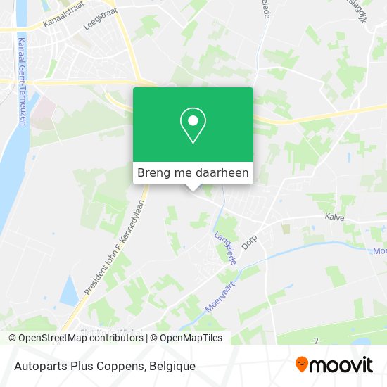 Autoparts Plus Coppens kaart