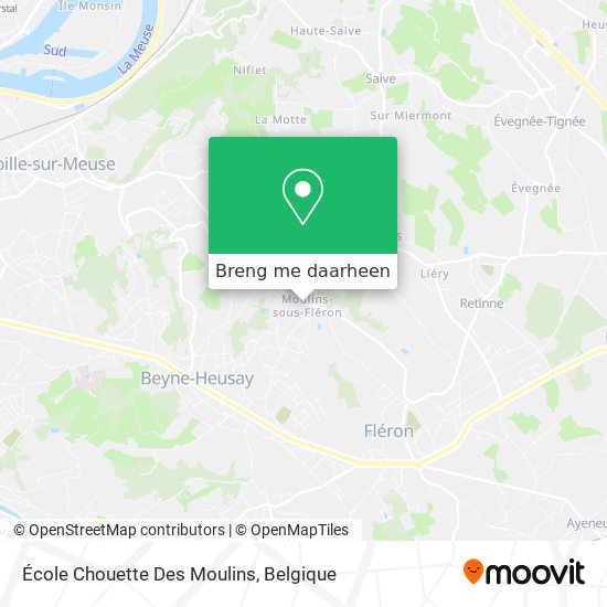 École Chouette Des Moulins kaart