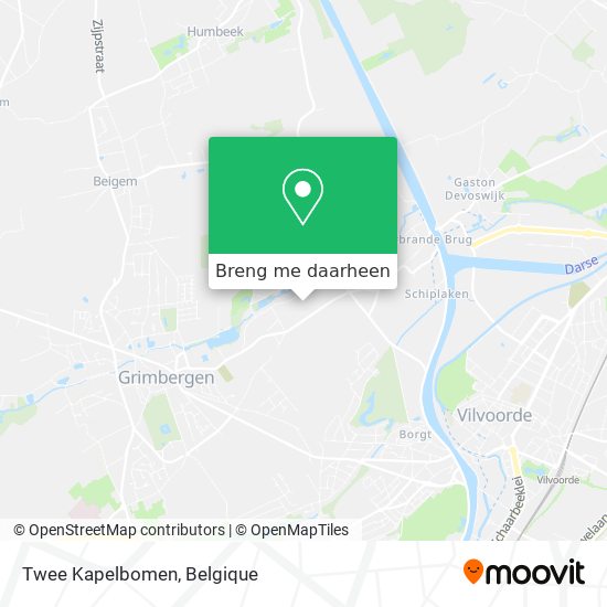 Twee Kapelbomen kaart