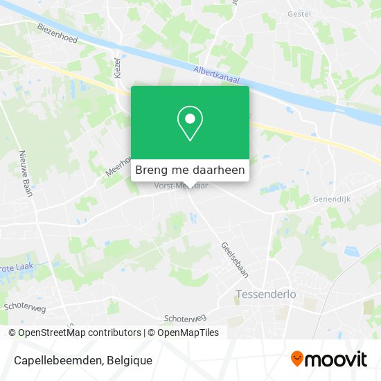 Capellebeemden kaart