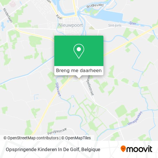 Opspringende Kinderen In De Golf kaart