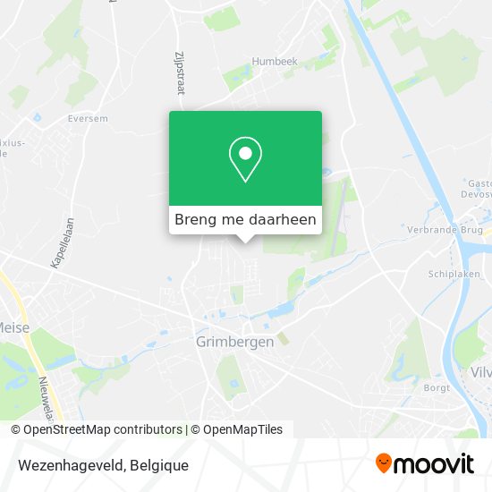 Wezenhageveld kaart