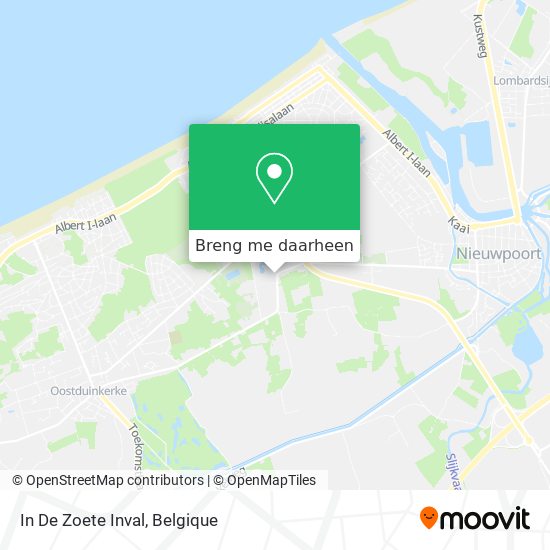 In De Zoete Inval kaart