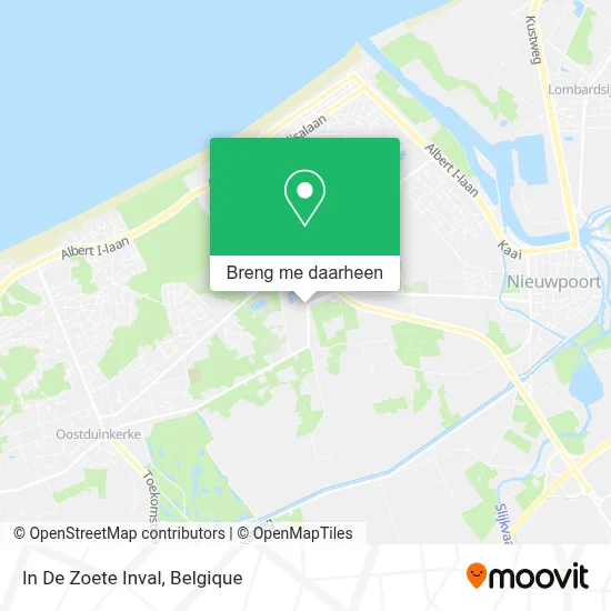 In De Zoete Inval kaart