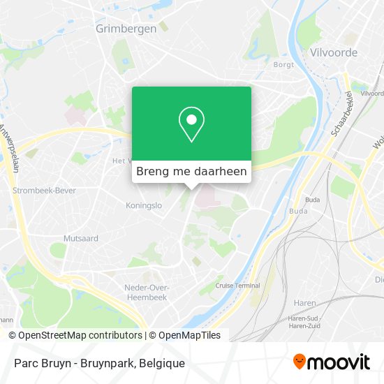 Parc Bruyn - Bruynpark kaart
