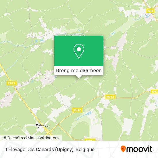 L'Élevage Des Canards (Upigny) kaart