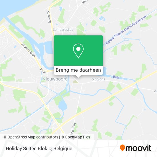Holiday Suites Blok D kaart