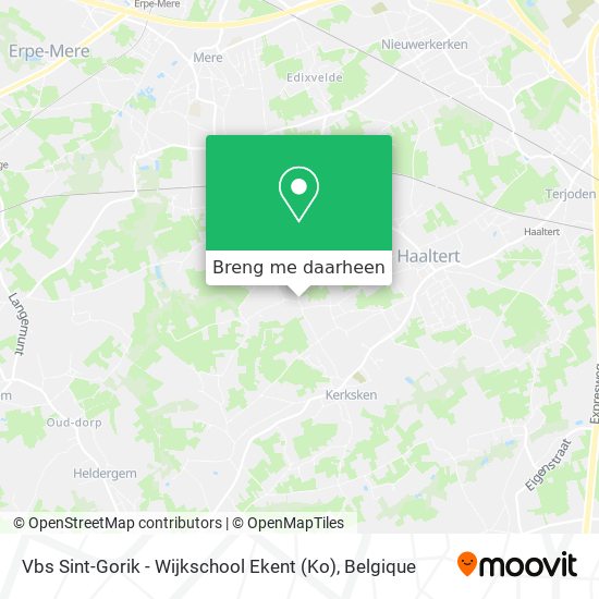 Vbs Sint-Gorik - Wijkschool Ekent (Ko) kaart