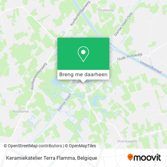 Keramiekatelier Terra Flamma kaart