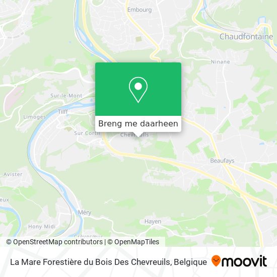 La Mare Forestière du Bois Des Chevreuils kaart