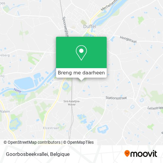 Goorbosbeekvallei kaart