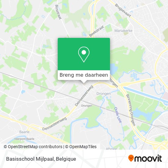 Basisschool Mijlpaal kaart