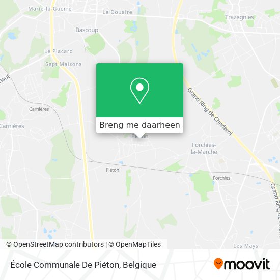 École Communale De Piéton kaart