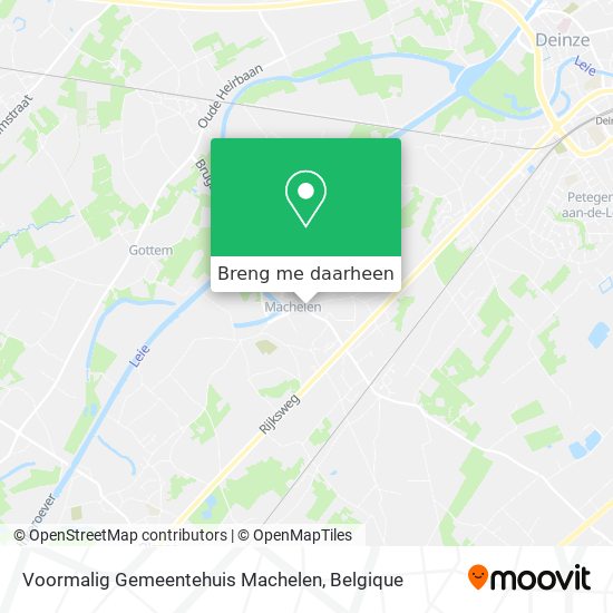 Voormalig Gemeentehuis Machelen kaart