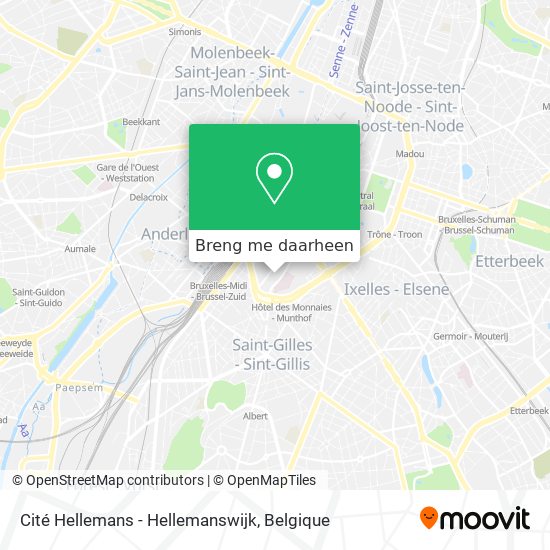 Cité Hellemans - Hellemanswijk kaart