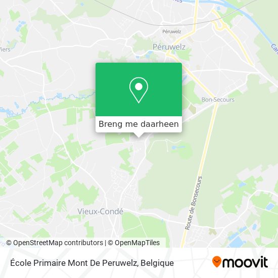 École Primaire Mont De Peruwelz kaart