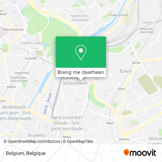 Belgium kaart