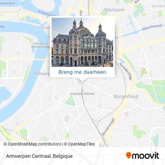 Antwerpen Centraal kaart