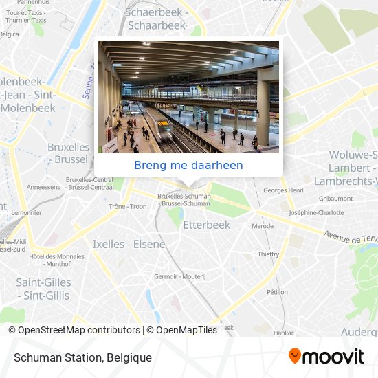 Schuman Station kaart