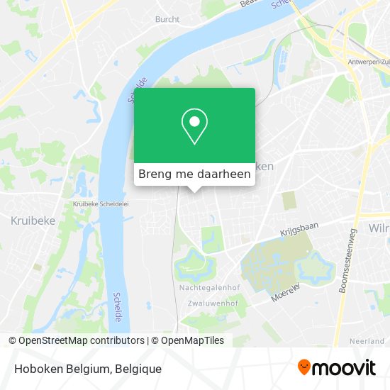 Hoboken Belgium kaart