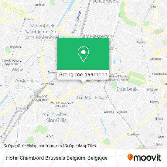 Hotel Chambord Brussels Belgium kaart