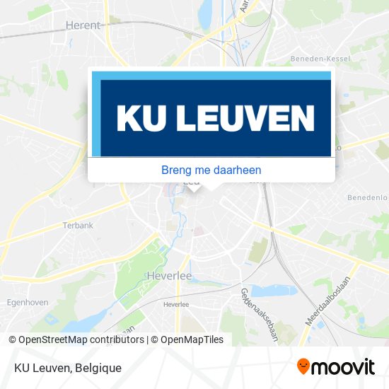 KU Leuven kaart