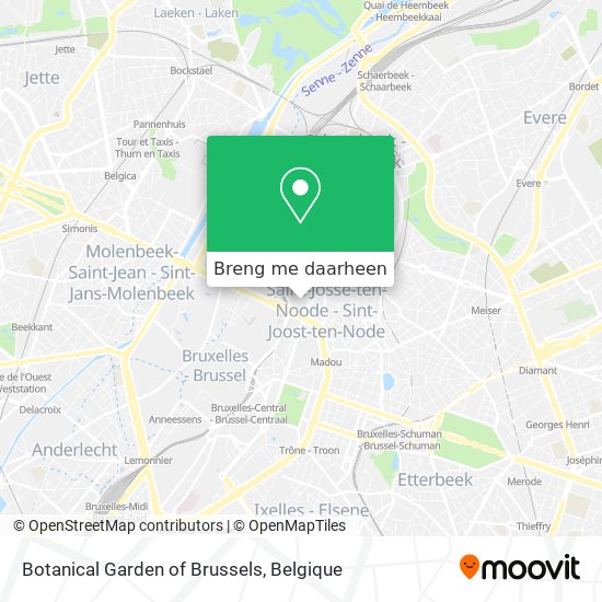Botanical Garden of Brussels kaart