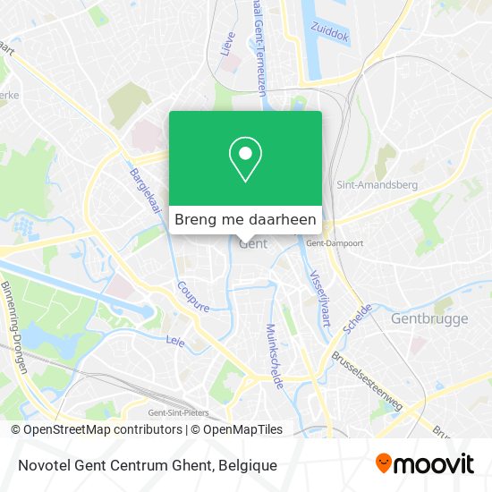 Novotel Gent Centrum Ghent kaart
