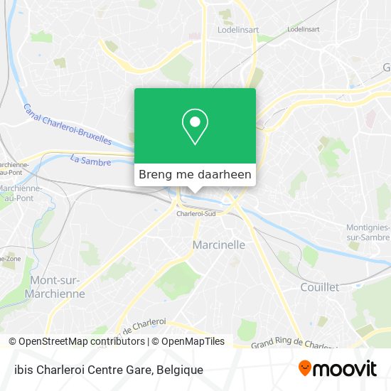 ibis Charleroi Centre Gare kaart