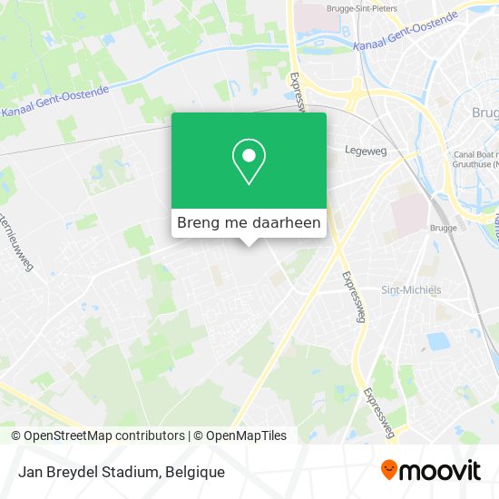 Jan Breydel Stadium kaart