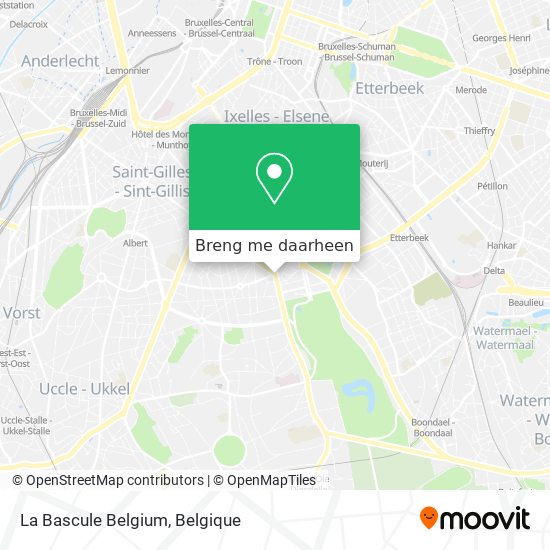 La Bascule Belgium kaart