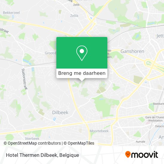 Hotel Thermen Dilbeek kaart