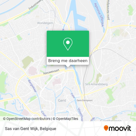 Sas van Gent Wijk kaart
