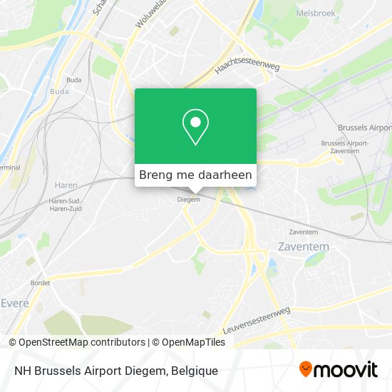 NH Brussels Airport Diegem kaart