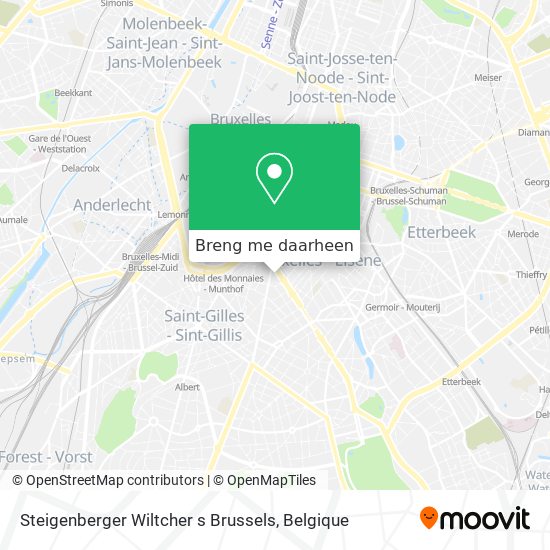 Steigenberger Wiltcher s Brussels kaart