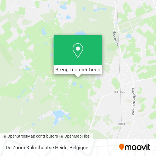 De Zoom Kalmthoutse Heide kaart