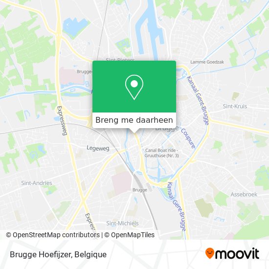 Brugge Hoefijzer kaart