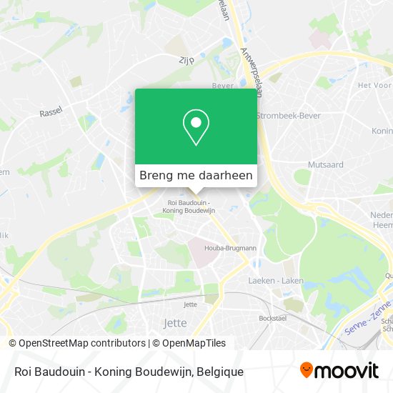 Roi Baudouin - Koning Boudewijn kaart