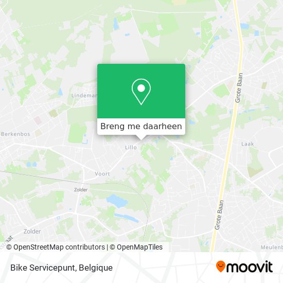 Bike Servicepunt kaart