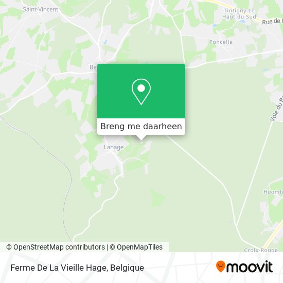 Ferme De La Vieille Hage kaart