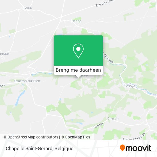 Chapelle Saint-Gérard kaart