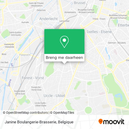Janine Boulangerie-Brasserie kaart