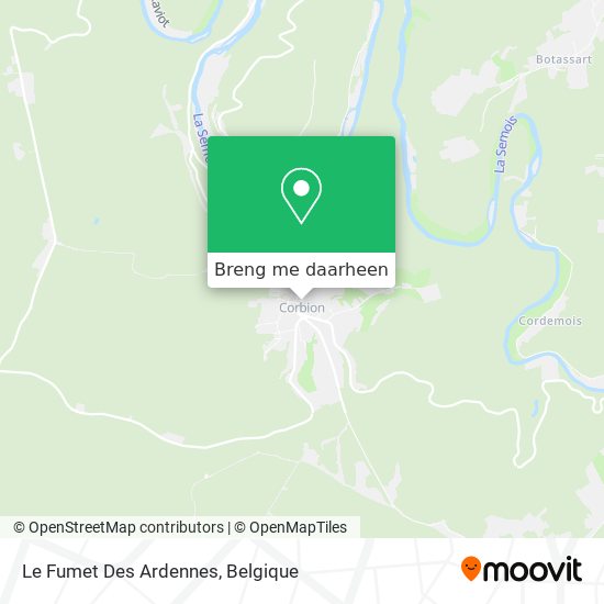 Le Fumet Des Ardennes kaart