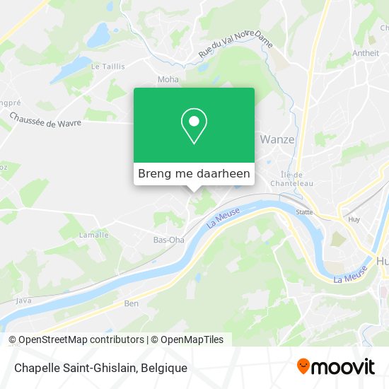 Chapelle Saint-Ghislain kaart