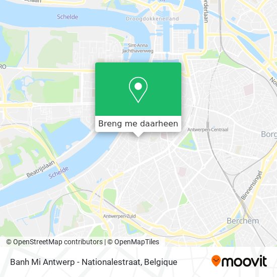 Banh Mi Antwerp - Nationalestraat kaart