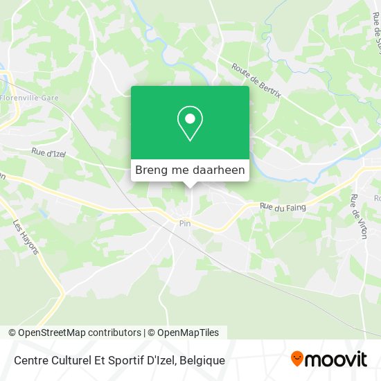 Centre Culturel Et Sportif D'Izel kaart