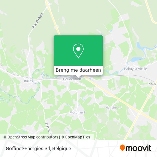 Goffinet-Energies Srl kaart