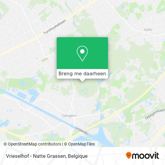 Vrieselhof - Natte Grassen kaart