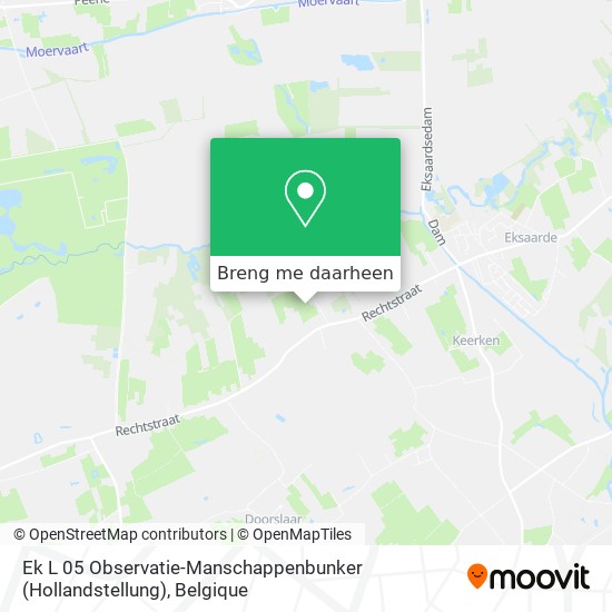 Ek L 05 Observatie-Manschappenbunker (Hollandstellung) kaart