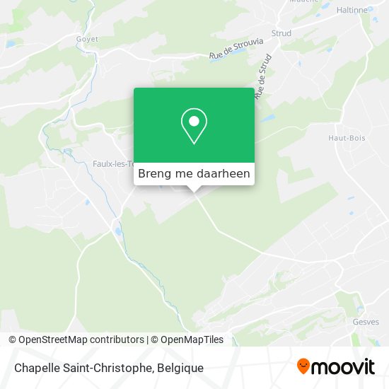 Chapelle Saint-Christophe kaart